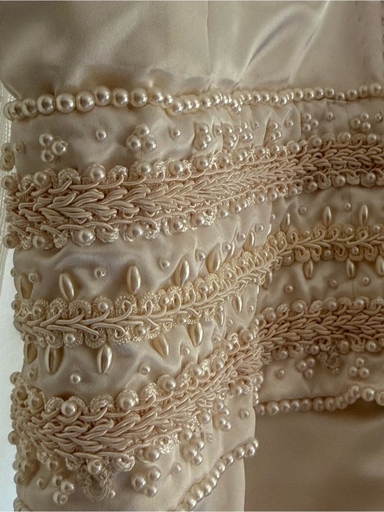 Mariela Eugenia Godoy Dresses & Skirts - One of a Kind Hand-Beaded Venezuelan Wedding Dress by Mariela Eugenia Godoy 1997